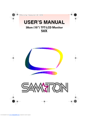 Samsung SAMTRON 50X User Manual