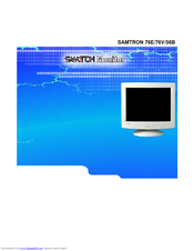 Samsung SyncMaster 76E User Manual