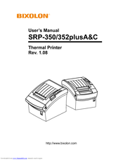 BIXOLON SRP-350 PlusC User Manual