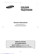 Samsung CS21B2 Owner's Instructions Manual