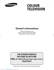 Samsung CS29M21 Owner's Instructions Manual