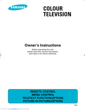 Samsung CS761 Owner's Instructions Manual