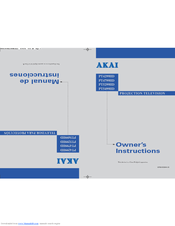 Akai PT5299HD Owner's Instructions Manual