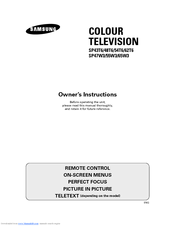 Samsung SP-54T6HF Owner's Instructions Manual