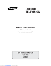 Samsung WS-32A11SS Owner's Instructions Manual