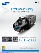 Samsung SCB-2000 Specifications