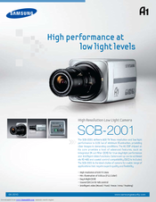 Samsung SCB-2001 Specifications