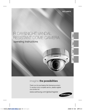 Samsung SCC-B9374 Operating Instructions Manual