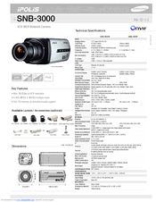 Samsung iPolis SNB-3000P Technical Specifications