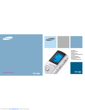 Samsung YV-120 User Manual