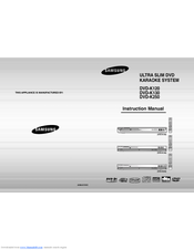 Samsung DVD-K130 Instruction Manual