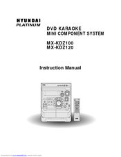 Hyundai MX-KDZ100 Instruction Manual