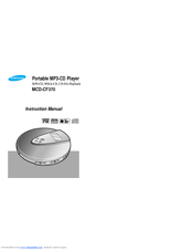 Samsung yePP MCD-CF370 Instruction Manual