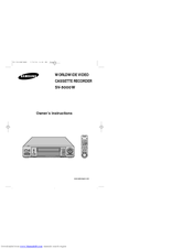 Samsung SV-5000WA Owner's Instructions Manual