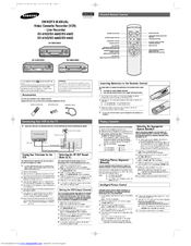Samsung SV-685D Owner's Manual