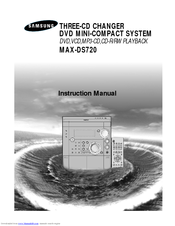 Samsung MAX-DS720 Instruction Manual