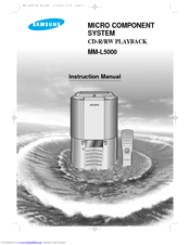 Samsung MM-L5000 Instruction Manual
