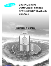 Samsung MM-Z100 Instruction Manual
