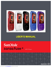Sandisk Sansa Sansa Fuze+ 4GB Manual