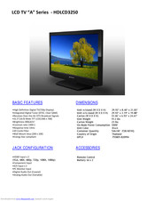 Sansui HDLCD3250 Specifications