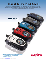 Sanyo MM-7400 - Cell Phone - Sprint Nextel Manuals | ManualsLib