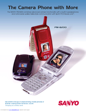 Sanyo PCS Vision PM-8200 Brochure & Specs