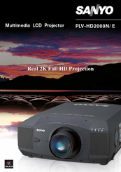 Sanyo PLV-HD2000 Specifications
