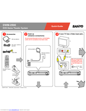 Sanyo DWM-2500 Quick Manual