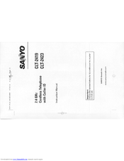 Sanyo CLT-2419 Instruction Manual