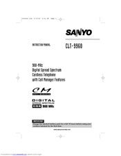 Sanyo CLT-9960 Instruction Manual