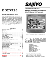 Sanyo DS25320 Owner's Manual