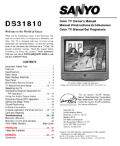 Sanyo DS31810 Owner's Manual