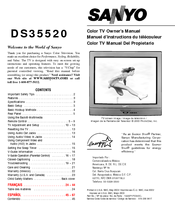 Sanyo DS35520 Owner's Manual