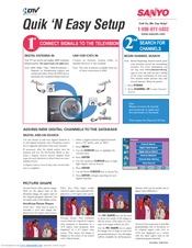 Sanyo HT32744 Quick And Easy Setup