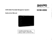 Sanyo NVM-4050 Instruction Manual