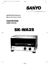 Sanyo SK-WA2S Instruction Manual