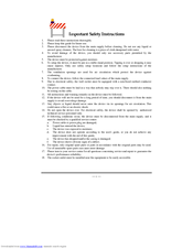 Sceptre D50XB User Manual