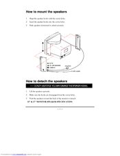 Sceptre D95A Supplementary Manual
