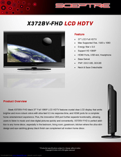 Sceptre X372BV-FHD Specifications