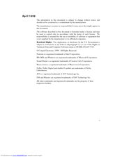 Sceptre S5200 User Manual