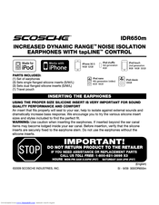 Scosche IDR650m User Manual