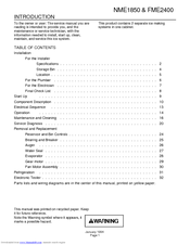 Scotsman FME2400 Service Manual