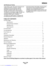 Scotsman ND650 Service Manual