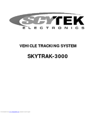 Scytek Electronic SkyTrak 3000 User Manual