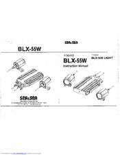 Sea and Sea BLX-55W Light Instruction Manual