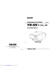 Sea and Sea YS-55TTL/E Instruction Manual