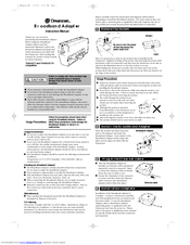 Sega Broadband Adapter Instruction Manual