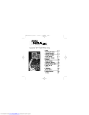 Sega NBA 2K User Manual