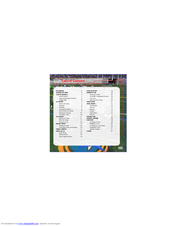 Sega NCAA Football 2K2 Quick Start Manual