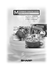 Sharp R-2110J Cooking Manual
